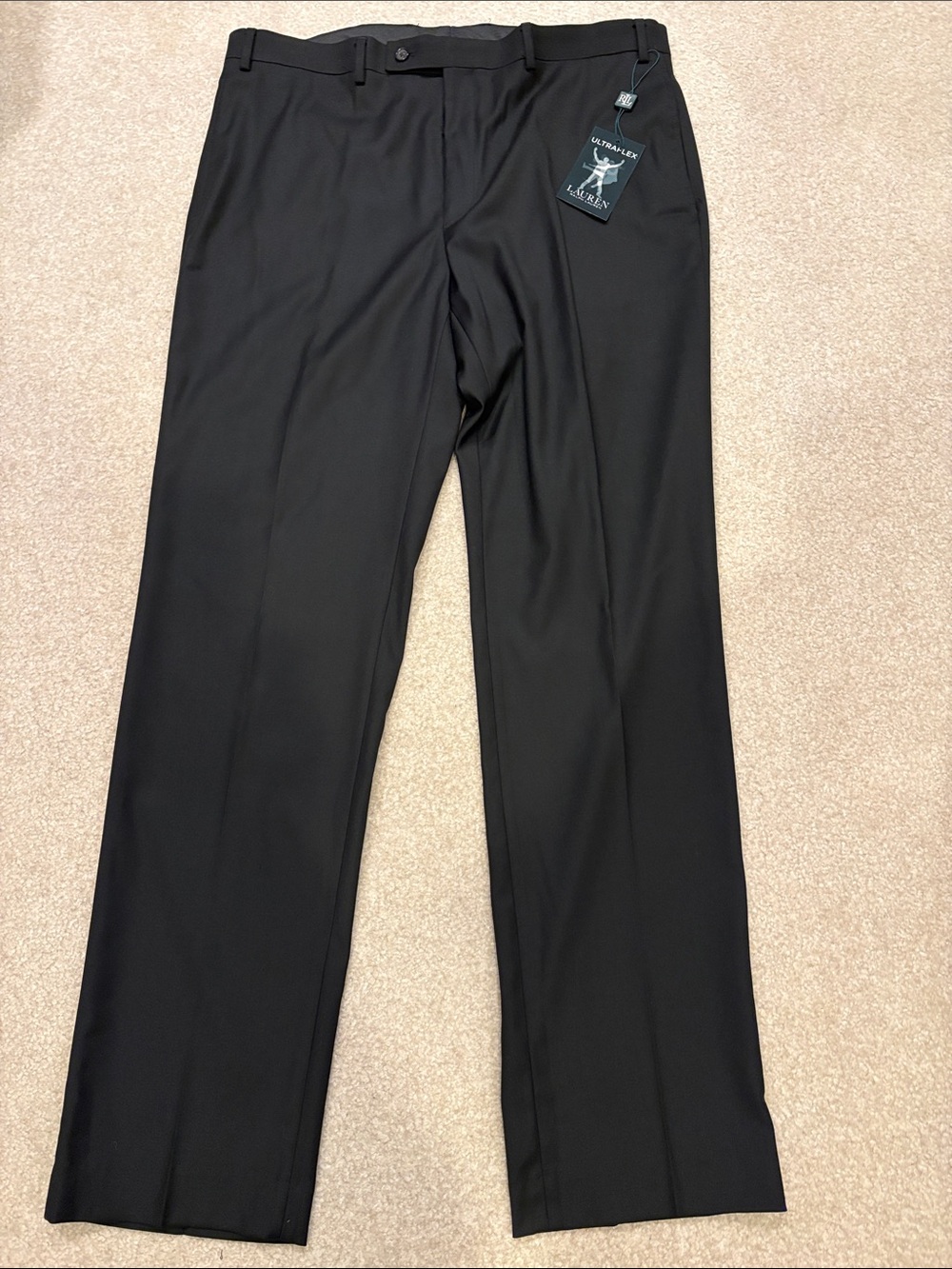 Ralph Lauren Men's Black Dress Pants with Tag